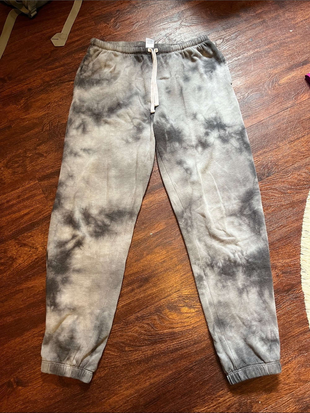 Garage Gray Tie-Dye Jogger Sweatpants